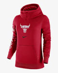 Chicago Bulls Club Fleece 2023/24 City Edition Women's Nike NBA Funnel-Neck Hoodie