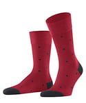 FALKE Men's Dot M SO Cotton Patterned 1 Pair Socks, Red (Scarlet 8228), 11.5-14