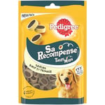 PEDIGREE Sa Récompense Tasty Friandises - Lot de 6 Sachets de 140g - Mini Bouchées Saveurs Fromage et Bœuf - Idéale pour Eduquer ou Faire Plaisir à son Chien