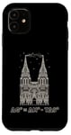 Coque pour iPhone 11 Formule d'énergie libre Cathédrale Physique Mathématiques