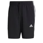 adidas Men's AEROREADY Essentials Chelsea 3-Stripes Shorts, Black/White, 4XL