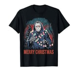 Merry Christmas Horror Fan Slasher 80s-Themed T-Shirt