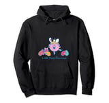 Happy Easter - Little Miss Princess Pullover Hoodie