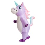 Lila Unicorn Uppblåsbar Dräkt Vuxen Barn Regnbåge Halloween Kostymer För Kvinnor Män Vuxen Carnival Mascot Jul Cosplay Pink Adult 150-190cm