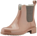 Rieker Women's Herbst/Winter Wellington Boots, Pink (Rose/Rose/Leinen 31), 3.5 UK