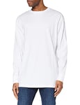 Urban Classics Homme Tall Tee Maglietta Maniche Lunghe T-shirt À Manches Longues, Blanc, 3XL EU