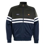 Ellesse Mens Track Top Jacket Full Zip Retro Rimini Dark Green XS RRP £65