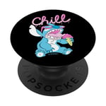 PopSockets Disney Lilo and Stitch Chill Ice Cream PopSockets PopGrip: Swappable Grip for Phones & Tablets