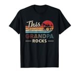 This Grandpa Rocks Drums Rock N Roll Heavy Metal Drummer T-Shirt