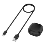 Station De Charge 600mah Pour Écouteurs Samsung Galaxy Buds Live Noir