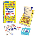 TOMY The Game of Saying 'Huh?!' - Voice Impressions Card Games - Funny Party Game of Acting & Guessing Correctly to Win - Family Board Games for Adults, Teens & Kids 8+ - Board Game for 3-8 Players