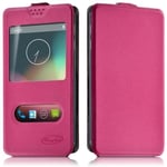 Etui De Protection S-View À Clapet Universel M (Ref.Rose) Pour Smartphone Orange Doro 8031