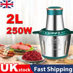 2L Electric Food processor Blender Mixer Kitchen Meat Fruit Vegetable Chopper UK