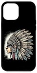 Coque pour iPhone 12 Pro Max Aztec Warrior Mask Ancient Civilization Mexican Heritage