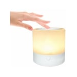 Lampe de Chevet Tactile, Veilleuse led Lampe de Table avec 7 Couleur Réglable et Changeante et 6 Intensité Lumière Rechargeable Lampe led avec