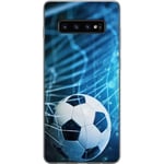 Samsung Galaxy S10 Transparent Mobilskal Fotboll