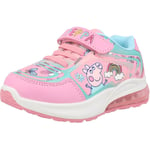 Peppa Pig Emboss Pink Light-Up Trainers