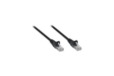 Intellinet Network Patch-kabel, Cat5e, 10m, Svart, CCA, U/UTP, PVC, RJ45, Guldpläterade kontakter, Snagless, Startad, Livstidsgaranti, Polybag - patchkabel - 10 m - sort