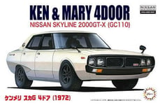 Fujimi 046228 K&M Nissan Skyline 2000GT-X CAR SCALE 1/24 Plastic Model Kit N