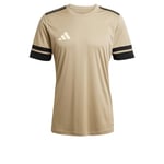 adidas Homme SQUADRA25 Jersey Short Sleeve, Blanch Cargo/Black/Warm Vanilla, L