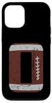 Coque pour iPhone 15 Numéro vintage #0 pour fan de football.