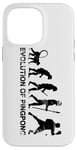 Coque pour iPhone 14 Pro Max Ping Pong Evolution pour les joueurs de tennis de table