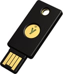 Yubico - YubiKey 5 NFC - Two-factor authentication security key, fits USB-A and