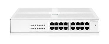 HPE Networking Instant On Switch Series 1430 16-Port Gb Unmanaged Layer 2 Ethernet Switch | 16x 1G | Fan-less | UK Cord (R8R47A#ACC)