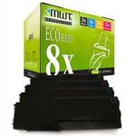 8x MWT Eco Toner for Xerox Versalink C400DN C400N C 400 D N 10.5K Black + 8K Cmy