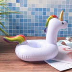 Multicolor Drink Pool Float,inflatable Unicorn Floating Dri