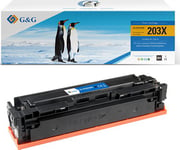 Toner G&G G&G Compatible With Cf540x, Black, 3200S, Nt-Ph203xbk, Hp 203X, High Capacity, For Hp Color Laserjet Pro M254, M280, M281, N