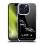 SEX AND THE CITY: TELEVISION SERIES GRAPHICS ÉTUI COQUE EN GEL POUR APPLE iPHONE