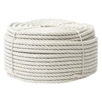 WERKA PRO, Corde Polyvalente en Polypropylène Résistante aux Intempéries, Idéale pour Bricolage et Jardinage, Traitée Anti-UV, 100 m, Ø 14 mm, Couleur Beige - Durable et Esthétique