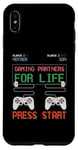 iPhone XS Max Mother And Son Gaming Partners for Life Video Game Gamer Case