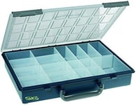 raaco Blue/Transparent Compartment box Assorter PSC 55 4x8-17, 337x258x57 mm