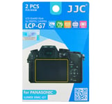 JJC Skärmskydd för Panasonic Lumix DMC-G7 / GX7 Mark II / DMC-G8 / G80 / G85 | Hög ljustransmission | Korrekt färgbalans