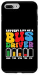 Coque pour iPhone 7 Plus/8 Plus Batterie drôle de conducteur de bus scolaire, bus public, bus