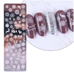 Nailart stamping plate, Nagelstämpel - Julmotiv, Juldekorationer