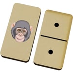 Azeeda 'Chimp Face' Domino Set & Box (DM00023465)