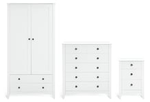 Habitat Minato 3 Piece 2 Door Wardrobe Set - White