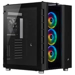 Corsair Crystal Series 680X RGB High Airflow Tempered Glass ATX Smart Gaming Case - Black