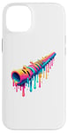 iPhone 14 Plus Dripping Paint Art Didgeridoo Yidaki Musician Case