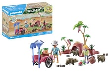 Playmobil 71625 Terriers de Wombats - Wiltopia - Comprend Deux Personnages, Une Monticule de Terre avec abri, des Animaux Ainsi Que des Accessoires - Dès 4 Ans