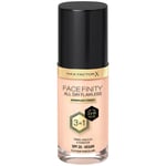 Max Factor Facefinity All Day Flawless 3 in 1 Vegan Foundation 30ml (Various Shades) - C10 - FAIR PORCELAIN