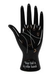 Ornament Your Fate Is In Your Hands Palmistry Hand Black 10x20x5.5cm