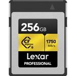 Lexar Professional CFexpress (Type B) Gold 1750MB/s, 256GB muistikortti