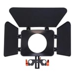 CS - M1 ou standard 15MM rail Rod Matte Box Rig pour appareil photo reflex numérique DV