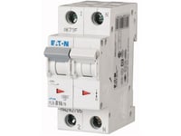 Eaton Automatisk Säkring, 2-Polig, 16A, B-Karaktäristik, 6 Ka, 230 V, Bredd 2 Moduler