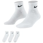 Chaussettes Nike  CHAUSSETTES NK EVERYDAY - WHITE/BLACK - L