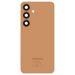 Vitre arrière Original pour Samsung Galaxy S24 Plus Samsung Rose Champagne